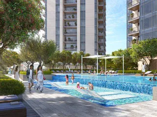 Новые апартаменты в престижном жилом комплексе Creek Rise Towers на острове в Dubai Creek Harbour, ОАЭ