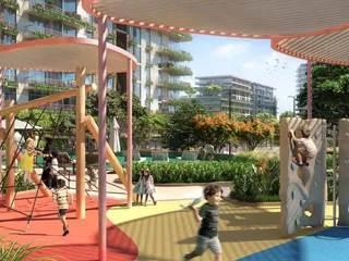 Апартаменты Central Park от Meraas с панорамным видом на зеленый парк, недалеко от пляжей и небоскреба Бурдж-Халифа, City Walk, Дубай, ОАЭ