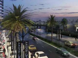 Новая охраняемая резиденция Artesia с отелем рядом с полем для гольфа, в престижном районе Damac Hills, Дубай, ОАЭ