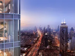 Жилой комплекс Aykon Heights с видом на гавань, водный канал и город, Business Bay, Дубай, ОАЭ