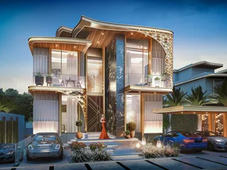 Живописная резиденция Gems Estates рядом с гольф-клубом, район Damac Hills, Дубай, ОАЭ