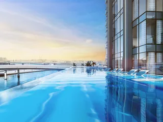 Жилой комплекс Urban Oasis от итальянского дизайнера, на берегу водного канала, с видом на город, Business Bay, Дубай, ОАЭ