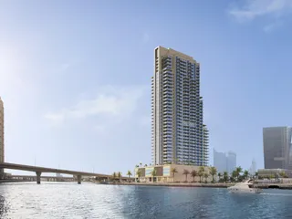 Жилой комплекс Urban Oasis от итальянского дизайнера, на берегу водного канала, с видом на город, Business Bay, Дубай, ОАЭ
