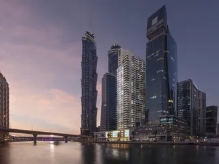 Жилой комплекс Urban Oasis от итальянского дизайнера, на берегу водного канала, с видом на город, Business Bay, Дубай, ОАЭ