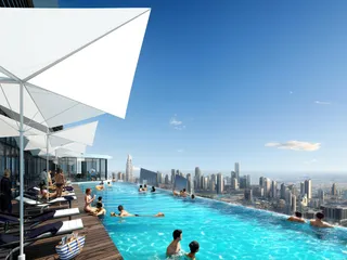 Апартаменты с домашним кинотеатром, в ЖК Paramount Tower с магазинами и оздоровительным центром, Business Bay, Дубай, ОАЭ