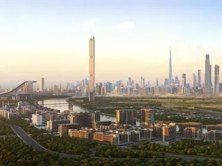 Резиденция Riviera III с зелеными зонами и спортивными площадками недалеко от центра города, в районе MBR City, ОАЭ