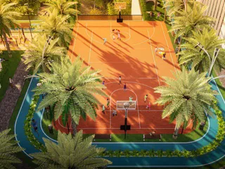 Высотная резиденция Cloud Tower с бассейнами и спортивными площадками в центре города, JVT, Дубай, ОАЭ