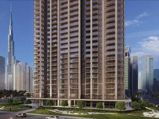 Новая высотная резиденция The Edge с бассейнами и панорамным видом рядом с достопримечательностями, Business Bay, Дубай, ОАЭ