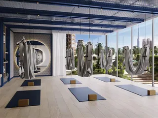 Новая высотная резиденция The Edge с бассейнами и панорамным видом рядом с достопримечательностями, Business Bay, Дубай, ОАЭ