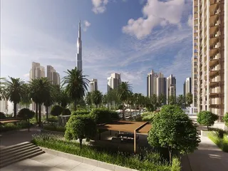 Новая высотная резиденция The Edge с бассейнами и панорамным видом рядом с достопримечательностями, Business Bay, Дубай, ОАЭ