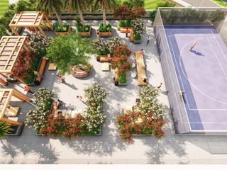 Меблированные апартаменты в новой резиденции Upside с бассейном и конференц-залами, в современном районе Business Bay, Дубай, ОАЭ