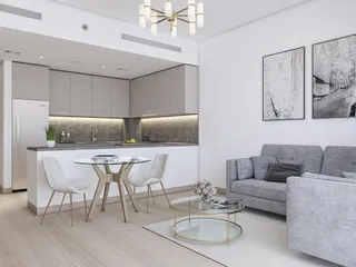 Современная резиденция Amber с бассейнами и ресторанами рядом с автомагистралью и станцией метро, район Jebel Ali Village, Дубай, ОАЭ