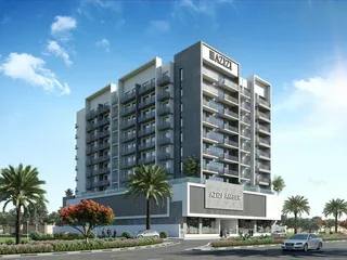 Современная резиденция Amber с бассейнами и ресторанами рядом с автомагистралью и станцией метро, район Jebel Ali Village, Дубай, ОАЭ