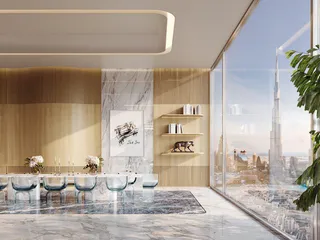 Высотный жилой комплекс Bugatti Residences с собственным пляжем рядом с яхт-клубом, Business Bay, Дубай, ОАЭ