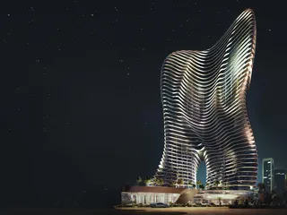 Высотный жилой комплекс Bugatti Residences с собственным пляжем рядом с яхт-клубом, Business Bay, Дубай, ОАЭ