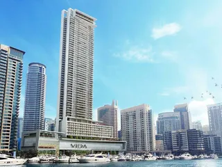 Апартаменты с обслуживанием в высотной резиденции Vida со спа-центром и конференц-залом, Dubai Marina, Дубай, ОАЭ