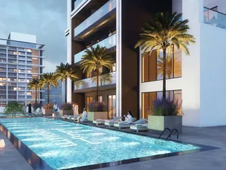 Новая резиденция House с бассейном и бизнес-центром, JVC, Дубай, ОАЭ