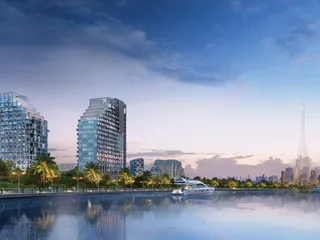 Высококачественная резиденция Creek Views 1 с бассейном рядом с международным аэропортом, Al Jaddaf, Дубай, ОАЭ