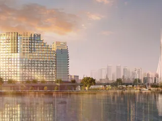 Высококачественная резиденция Creek Views 1 с бассейном рядом с международным аэропортом, Al Jaddaf, Дубай, ОАЭ