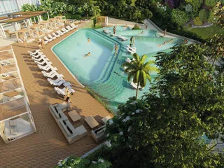 Новая высотная резиденция 330 Riverside Crescent рядом с международным аэропортом и центром города, Nad Al Sheba 1, Дубай, ОАЭ