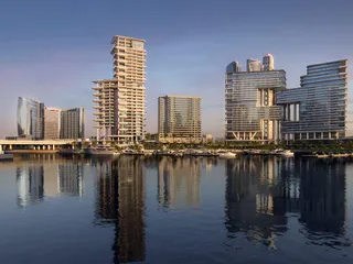 Новая элитная резиденция у воды Vela с пляжем и причалом в районе Business Bay, Дубай, ОАЭ