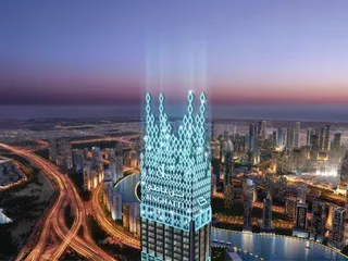 Элитная высотная резиденция Burj Binghatti Jacob с бассейном и спа-центром рядом с яхт-клубом, Business Bay, Дубай, ОАЭ