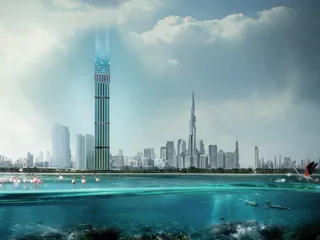 Элитная высотная резиденция Burj Binghatti Jacob с бассейном и спа-центром рядом с яхт-клубом, Business Bay, Дубай, ОАЭ