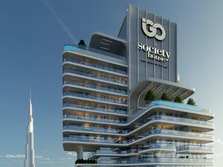 Жилой комплекс Society House с террасой, баром на крыше и четырьмя садами с панорамным видом на центр города, Downtown Dubai, Дубай, ОАЭ