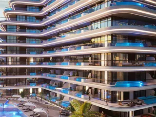 Новая резиденция Samana Portofino с бассейнами и зоной отдыха, Dubai Production City, Дубай, ОАЭ