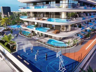 Новая резиденция Samana Portofino с бассейнами и зоной отдыха, Dubai Production City, Дубай, ОАЭ