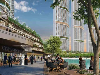 Элитные апартаменты с видом на лагуны и центр города, рядом с пляжем, Nad Al Sheba 1, Дубай, ОАЭ