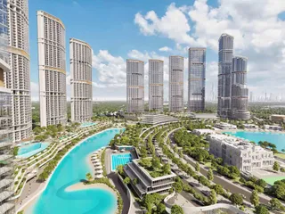 Элитные апартаменты с видом на лагуны и центр города, рядом с пляжем, Nad Al Sheba 1, Дубай, ОАЭ