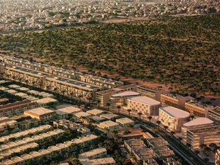 Большая охраняемая резиденция Mirdiff Hills с бассейнами и элитным отелем рядом с аэропортом и станцией метро, Mirdiff, Дубай, ОАЭ