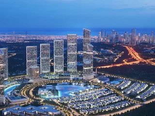 Новая высотная резиденция 360 Riverside Crescent с бассейнами и ресторанами рядом с центром города, Nad Al Sheba 1, Дубай, ОАЭ