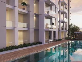 Новая резиденция Albero с бассейном, садом и оздоровительным центром, Liwan, Дубай, ОАЭ