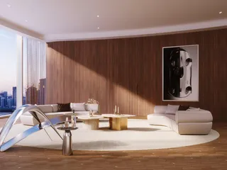 Новая высотная резиденция Mercedes Benz Residence с бассейнами в центре Downtown Dubai, ОАЭ