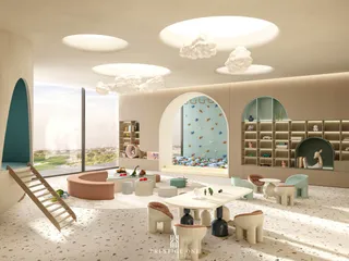 Новая высотная резиденция The Place рядом с гольф-клубами, Dubai Sports City, Дубай, ОАЭ