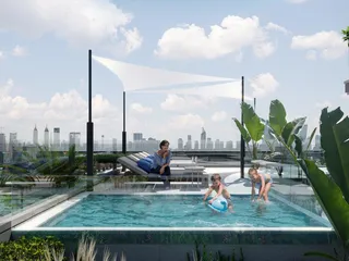 Новая резиденция W1NNER с бассейнами, садами и зонами отдыха, JVC, Дубай, ОАЭ