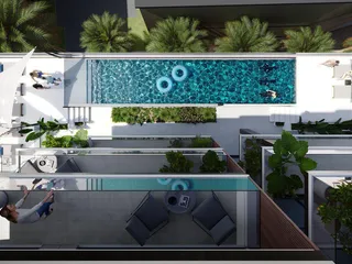 Новая резиденция W1NNER с бассейнами, садами и зонами отдыха, JVC, Дубай, ОАЭ