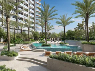 Новый комплекс меблированных апартаментов Rove Home Marasi Drive с бассейнами и коворкингом в центре района Business Bay, Дубай, ОАЭ