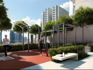 Новая резиденция The FIFTH с бассейнами, садами и консьерж-сервисом, JVC, Дубай, ОАЭ