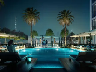 Новая резиденция The FIFTH с бассейнами, садами и консьерж-сервисом, JVC, Дубай, ОАЭ