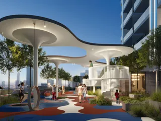 Новая резиденция The FIFTH с бассейнами, садами и консьерж-сервисом, JVC, Дубай, ОАЭ