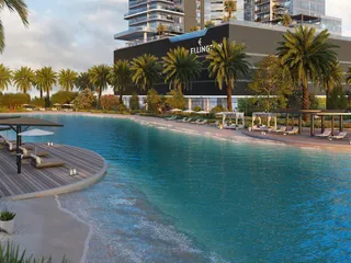 Новая высотная резиденция Claydon House с тремя бассейнами, лагуной и набережной, Nad Al Sheba 1, Дубай, ОАЭ