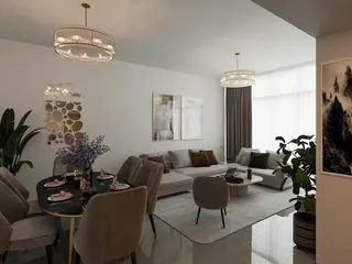 Новая резиденция Violet Tower с бассейном и зоной отдыха рядом с Дубай Марина и Даунтаун Дубай, JVC, Дубай, ОАЭ