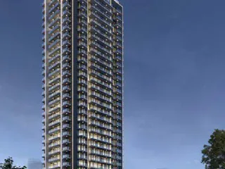 Новая резиденция Violet Tower с бассейном и зоной отдыха рядом с Дубай Марина и Даунтаун Дубай, JVC, Дубай, ОАЭ