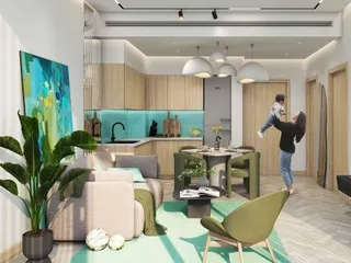 Новая резиденция Evergreens с бассейном, зеленой зоной и торговым центром, Damac Hills 2, Дубай, ОАЭ