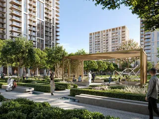 Новая высотная резиденция Valo с бассейном и садом, Dubai Creek Harbour, Дубай, ОАЭ