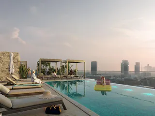 Новая резиденция премиум класса Vitality с бассейнами, коворкингом и рестораном, JVC, Дубай, ОАЭ