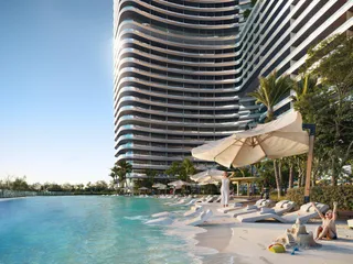 Новая высотная резиденция Binghatti Hills с бассейнами, спортивными площадками и зеленой зоной, Barsha South, Дубай, ОАЭ